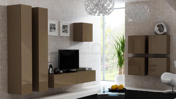 Стінка CAMA VIGO 24 Латте/Латте глянець, фото 1