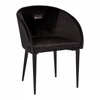 Крісло Nicolas 1420 чорне Elbe, фото 1