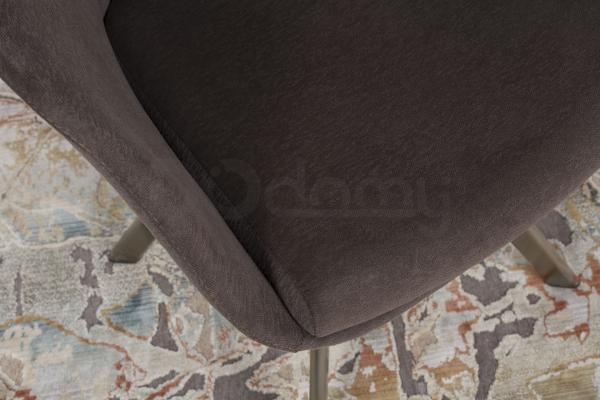 Крісло Nicolas F333B / Z коричневе поворотний Almeria, фото 5