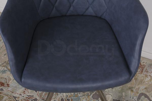 Крісло Nicolas F333B / Z синє поворотний Almeria, фото 5