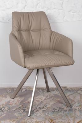 Кресло Nicolas F369B/Z бежевое поворотное Leon, фото 1