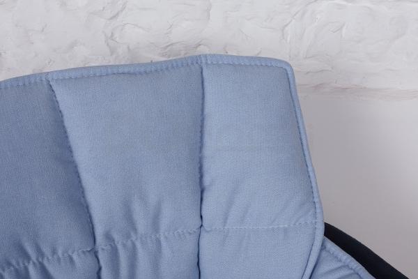 Крісло Nicolas синьо-блакитне поворотний Palma, фото 3