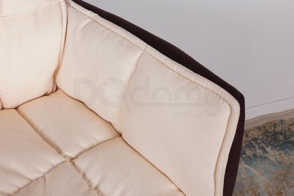 Крісло Nicolas коричнево-бежеву поворотний Palma, фото 3