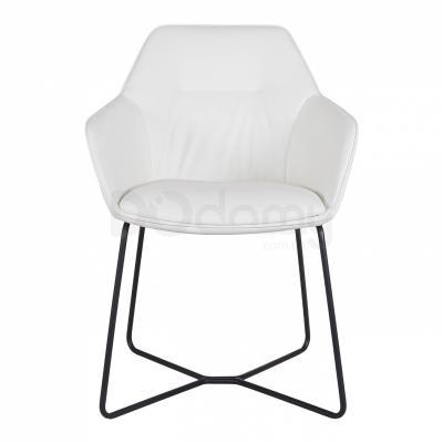 Крісло Nicolas Laredo F518SY біле / чорні ноги, фото 2