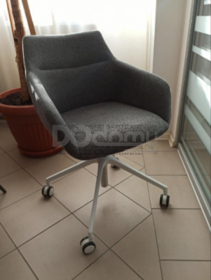 Крісло Nicolas Wenns 1509 з регулюванням висоти сіре, фото 1