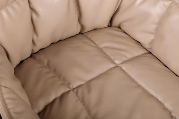 Крісло Nicolas Palma F373 мокко / молочний шоколад поворотний, фото 4