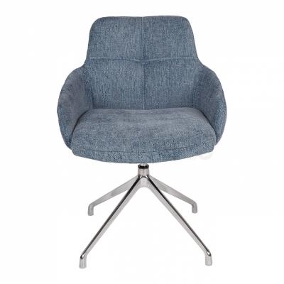 Крісло Nicolas Oliva F523A поворотний синє, фото 4