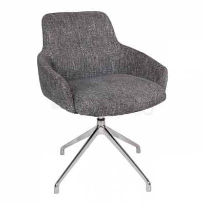 Кресло Nicolas Oliva F523A поворотное серое, фото 2