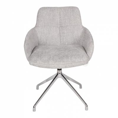 Кресло Nicolas Oliva F523A поворотное светло-серое, фото 1