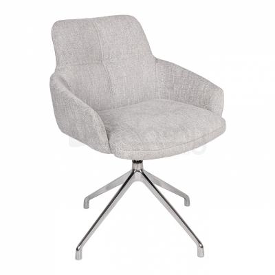 Кресло Nicolas Oliva F523A поворотное светло-серое, фото 2