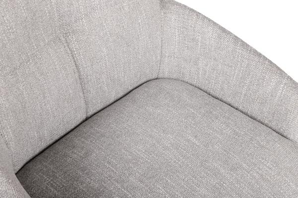 Кресло Nicolas Oliva F523A поворотное светло-серое, фото 3