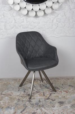 Крісло Nicolas Chardonne 1514 поворотне сіре, фото 4