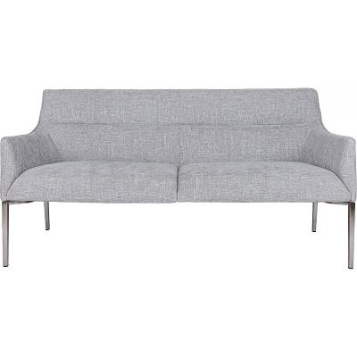 Лаунж банкетка Nicolas Merida F517 текстиль світло-сіра, фото 1