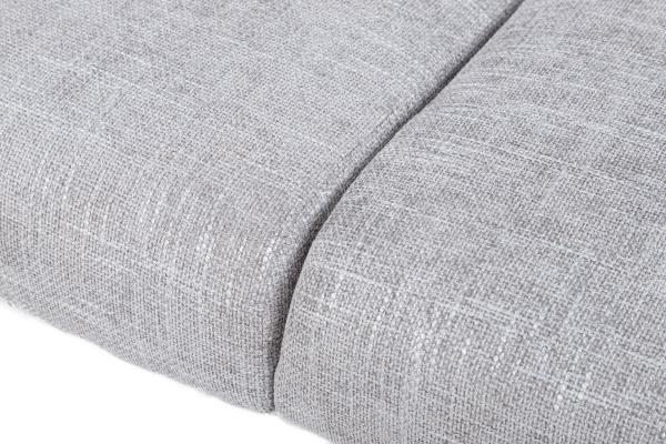 Лаунж банкетка Nicolas Merida F517 текстиль світло-сіра, фото 2