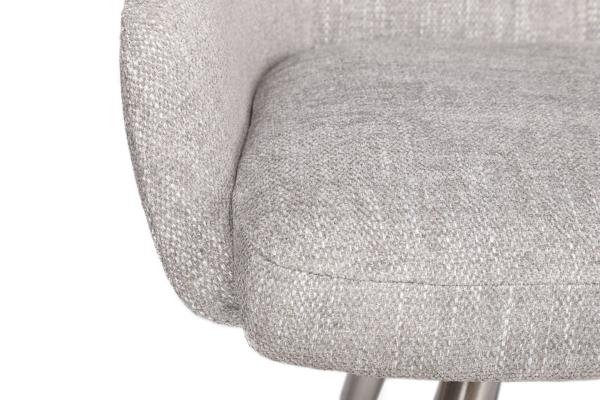 Крісло банкетка Nicolas Oliva F523BL-A (світло-сіра), фото 2