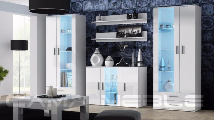 Стінка CAMA SOHO 10 білий/білий глянець, фото 1