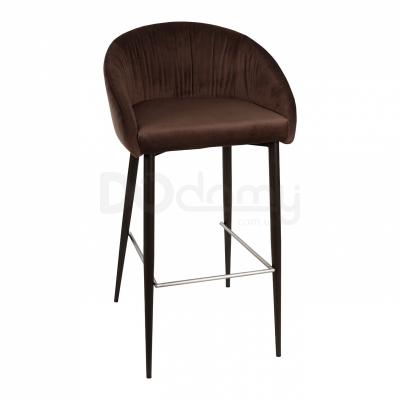 Стілець барний Nicolas Elbe 1420B коричневий, фото 1