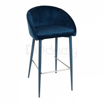 Стілець барний Nicolas Elbe 1420B синій, фото 1