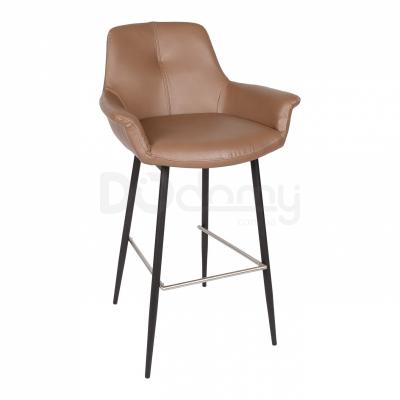 Стул барный Nicolas Torres BY028A молочный шоколад, фото 1