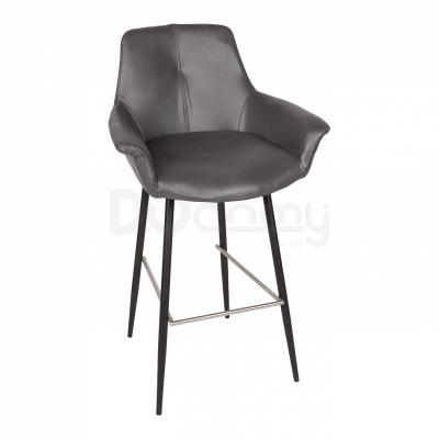 Стілець барний Nicolas Torres BY028A графіт, фото 1