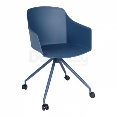 Стілець Nicolas Magnolia Roll синій, фото 1