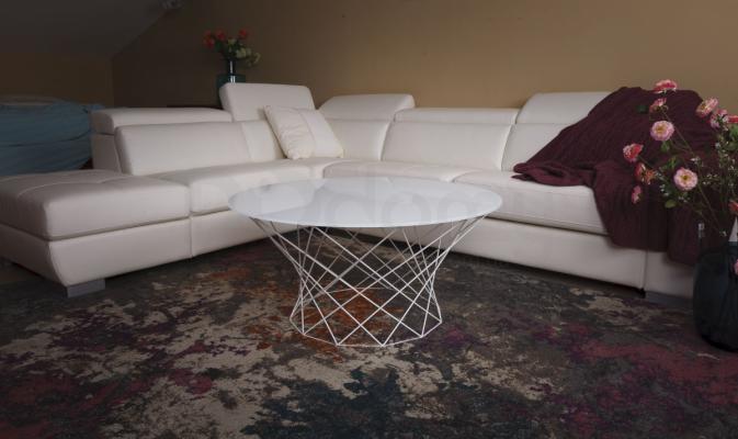 Стіл журнальний Nicolas Colombes (Коломбс) білий, фото 2