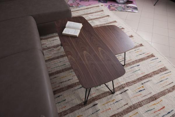 Стіл журнальний Nicolas Lyon B 4570C горіх, фото 4