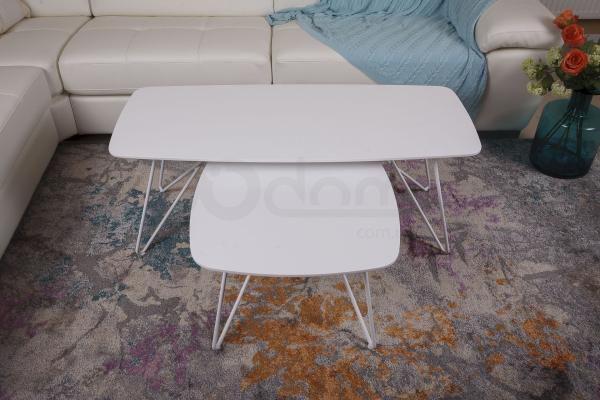 Стіл журнальний Nicolas Lyon B 4570C білий, фото 1