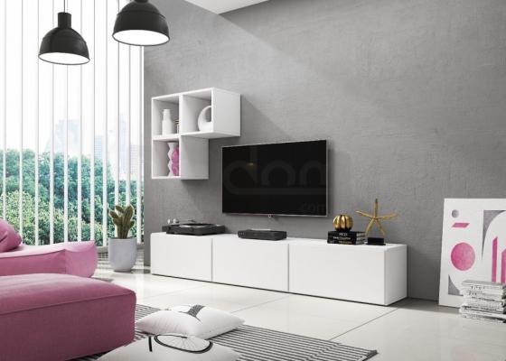 Стінка CAMA ROCO 6 білий/білий, фото 1