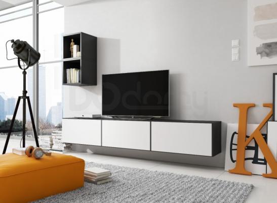 Стінка CAMA ROCO 7 чорний/білий, фото 1