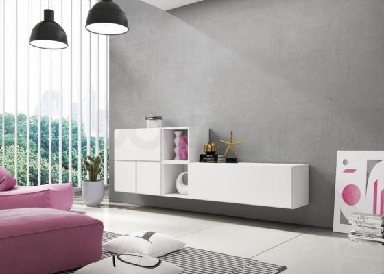 Стенка CAMA ROCO 9 Белый/Белый, фото 1