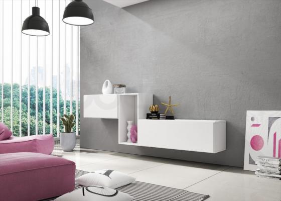 Стінка CAMA ROCO 11 білий/білий, фото 1