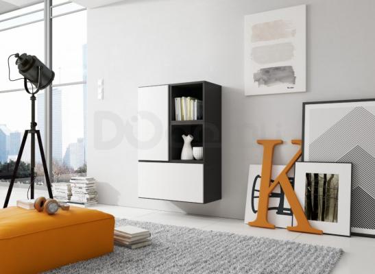 Стінка CAMA ROCO 17 чорний/білий, фото 1