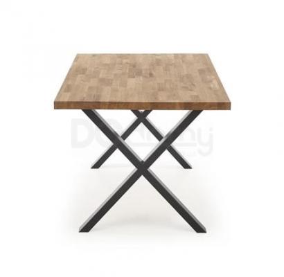 Стол HALMAR APEX 160x90 твердая древесина-дуб, фото 1