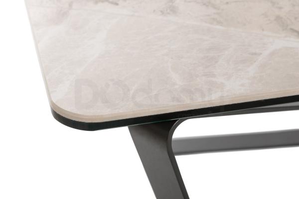 Стол журнальный Nicolas Luton 4760С 125 керамика (светло-серый глянец), фото 2