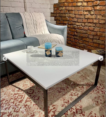 Стіл журнальний Nicolas Brighton 4761С 89х89 МДФ (мокко), фото 1