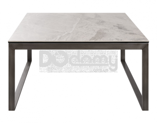 Стол журнальный Nicolas Brighton 4761С 89х89 керамика светло-серый глянец, фото 1