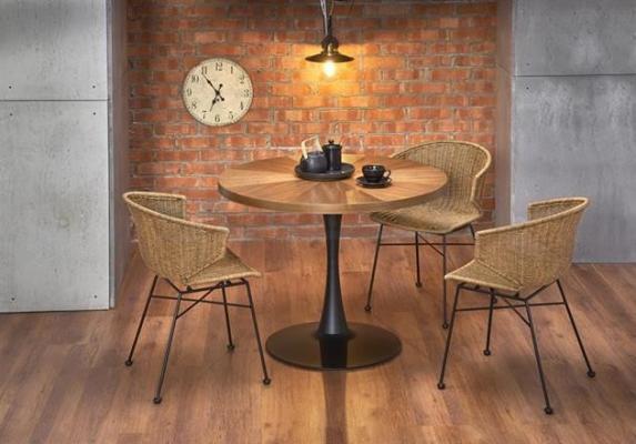 Стіл HALMAR CARMELO круглий, фото 1