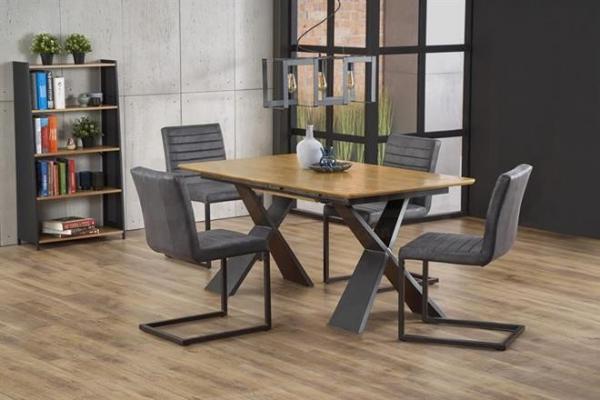 Стіл HALMAR CHANDLER розкладний натуральний дуб, фото 1