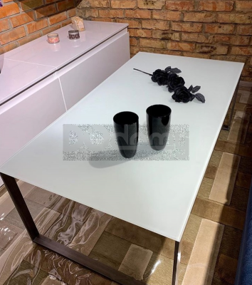 Стіл журнальний Nicolas Brighton 4761С 120 * 65 (білий), фото 1