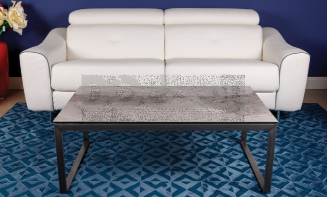 Стіл журнальний Nicolas Brighton 4761С 120 * 65 кераміка світло-сірий глянець, фото 2