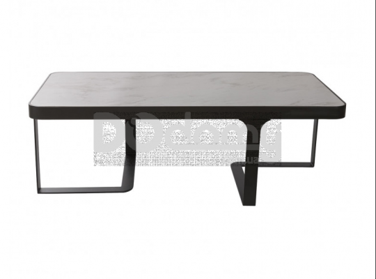 Стіл журнальний Nicolas Sheffield кераміка білий глянець, фото 1