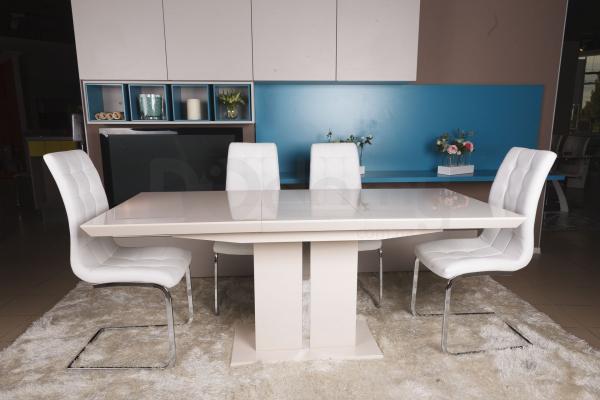 Стол Nicolas Amsterdam (140/183*81) слоновая кость, фото 1