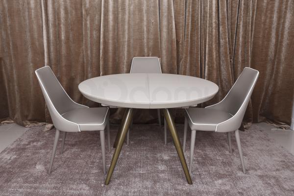 Стіл Nicolas Austin HT2398 (120/160 * 120 * 76) мокко, фото 1