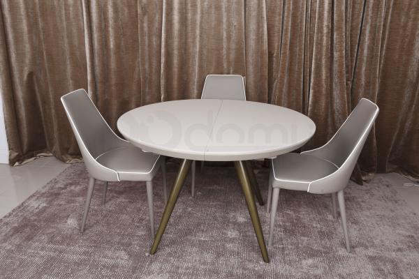 Стіл Nicolas Austin HT2398 (120/160 * 120 * 76) мокко, фото 5