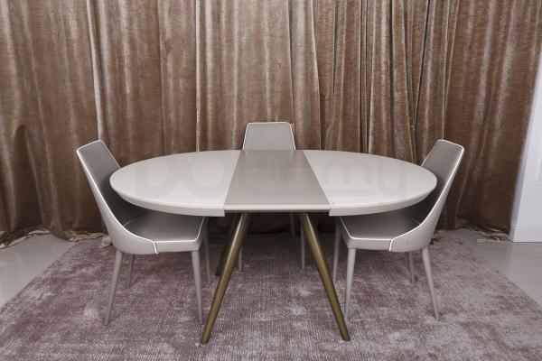 Стіл Nicolas Austin HT2398 (120/160 * 120 * 76) мокко, фото 6