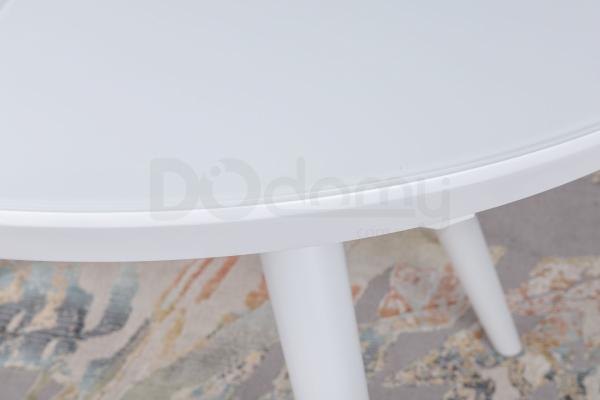 Стол Nicolas Austin HT2398 (110/145*110*76) белый, фото 7