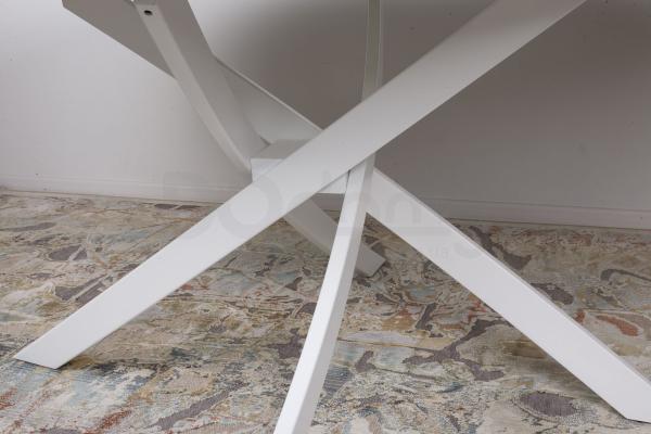 Стіл Nicolas Cambridge 4627L (125/175 * 125) білий, фото 4