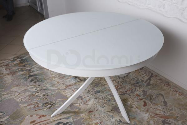 Стіл Nicolas Cambridge 4627L (125/175 * 125) білий, фото 7