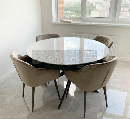 Стіл Nicolas Cambridge 4627L 125 кераміка білий глянець, фото 1